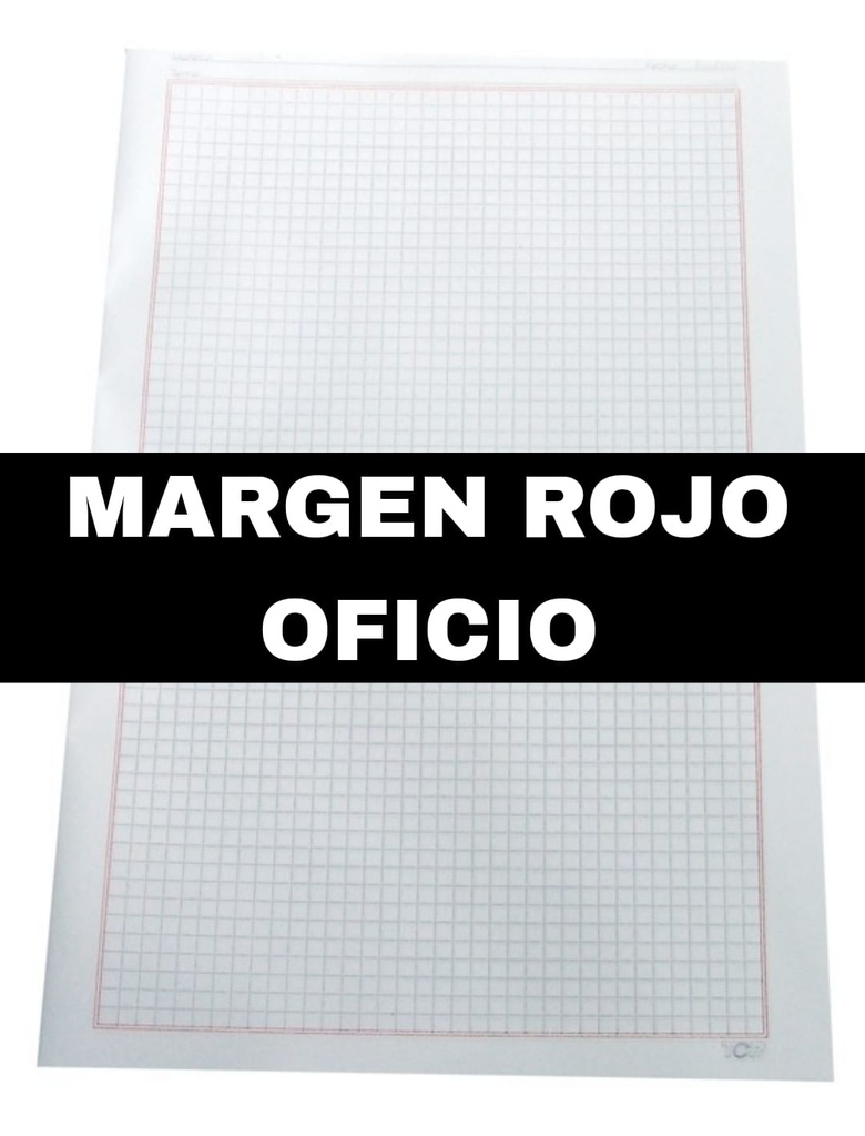 Hojas Cuadernillo Margen Rojo 100box