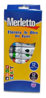 Pintura Oleo Merletto 12 Colores