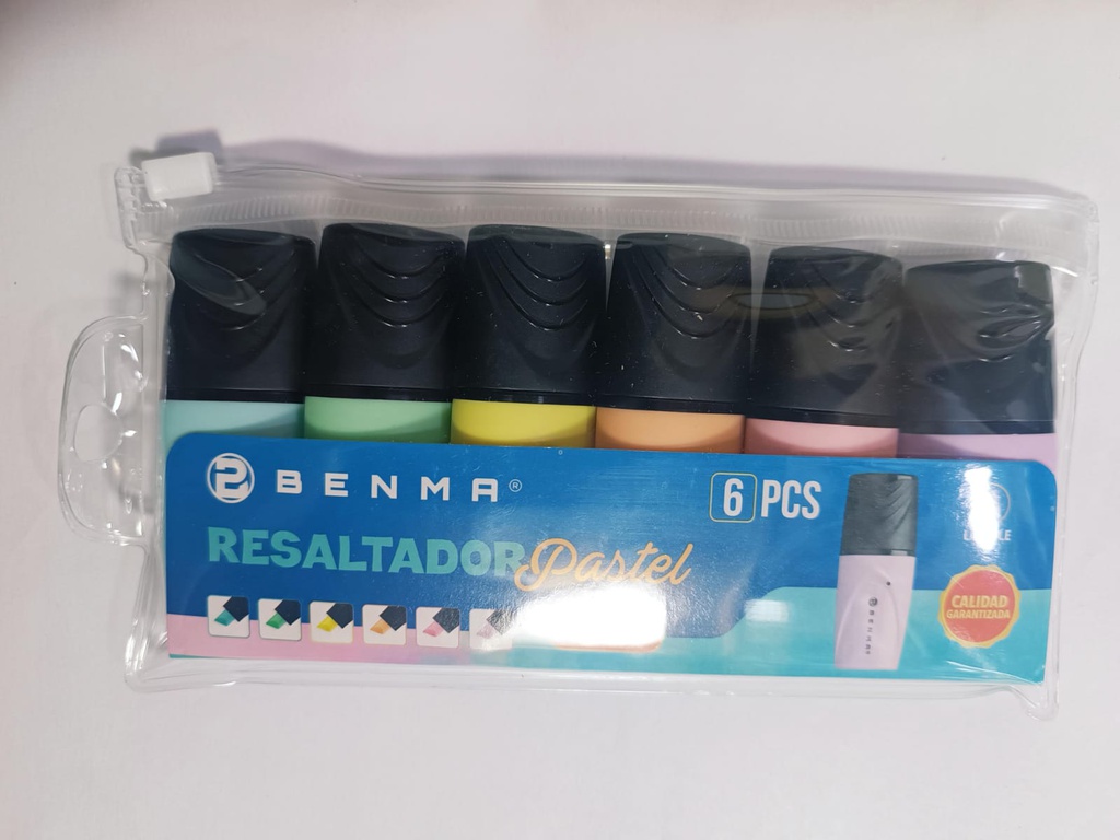 Resaltador Benma Pequeño 6PCS