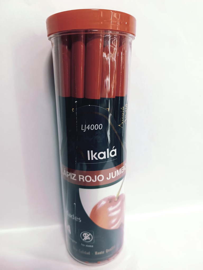 Lapiz Rojo Jumbo Alkala 20PCS