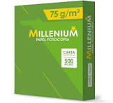 Papel Bond Millenius 75gr. Tamaño (Carta) 500hjs.