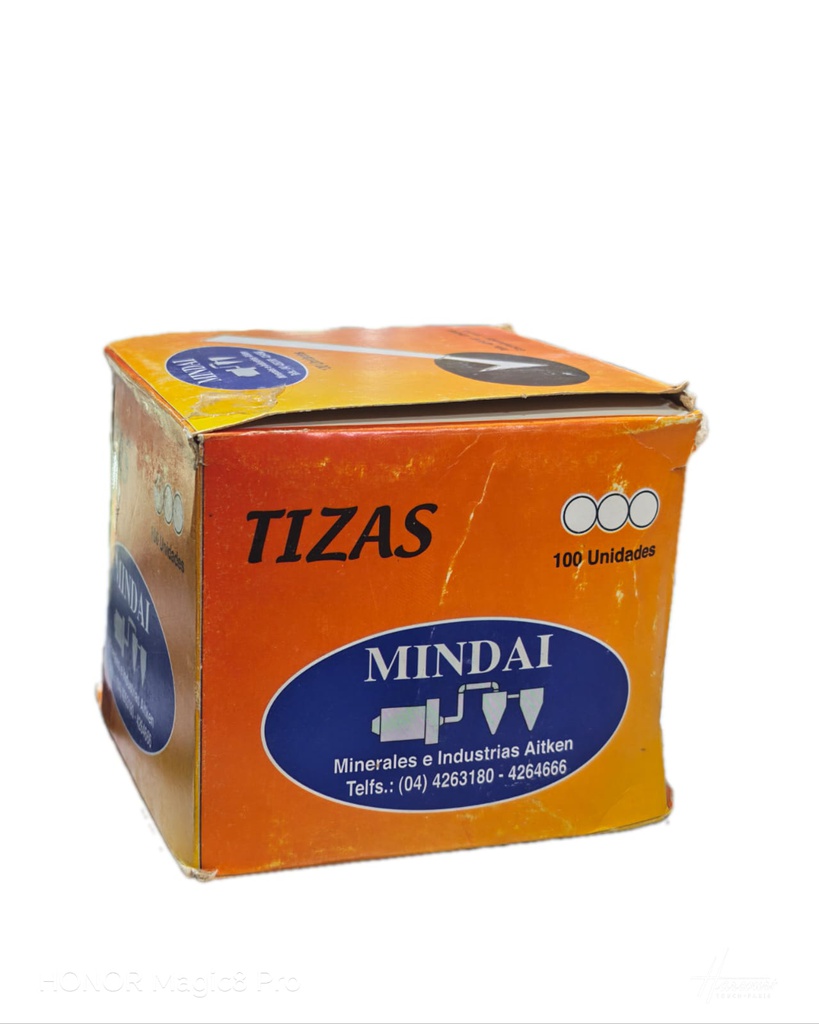 Tiza Escolar Blanco MINDAI 100PCS