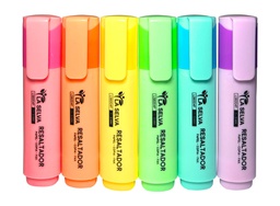 Resaltador GRUESO La Selva de 6 Colores