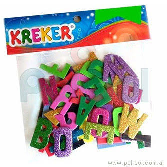 Letras en Goma Eva PEQUEÑO 2cm