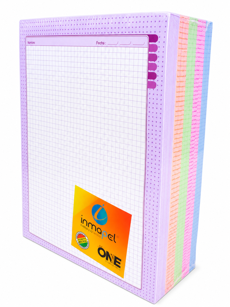 Hojas Cuadernillo CARTA a COLOR INMAPEL 100box