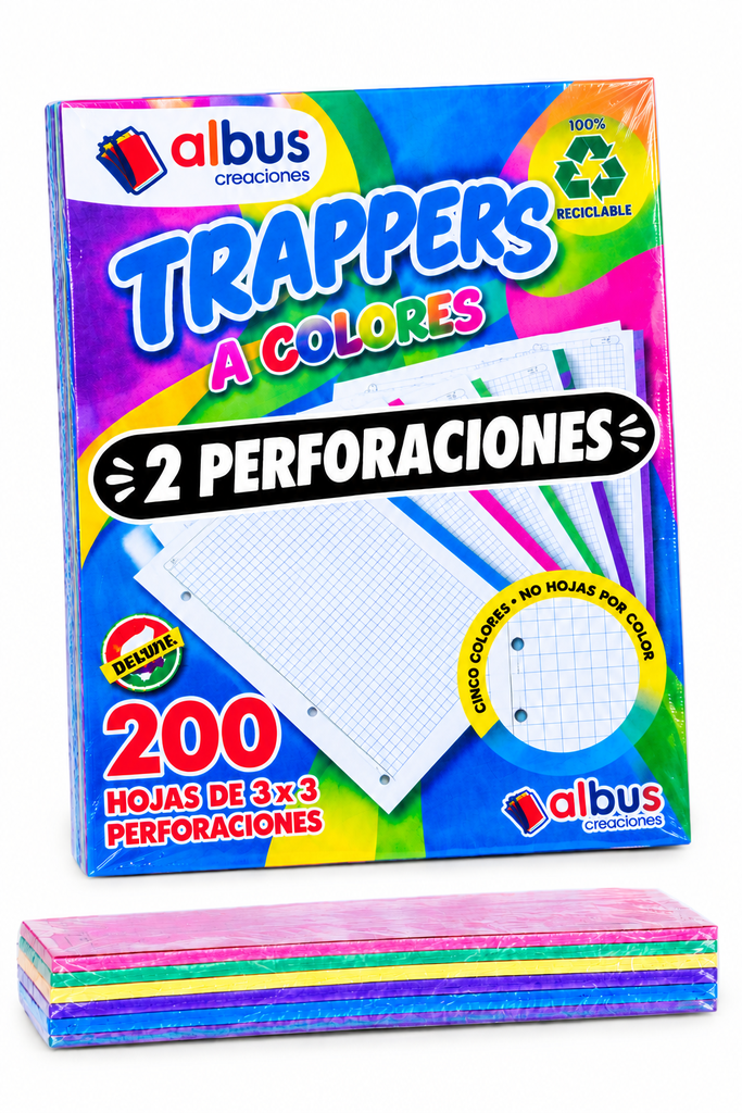 Hojas Traper ALBUS de Colores