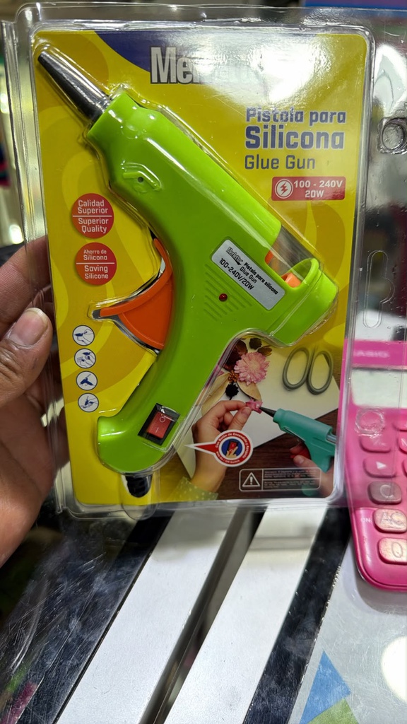 Pistola Merletto con SWICH Para Silicona en Barra