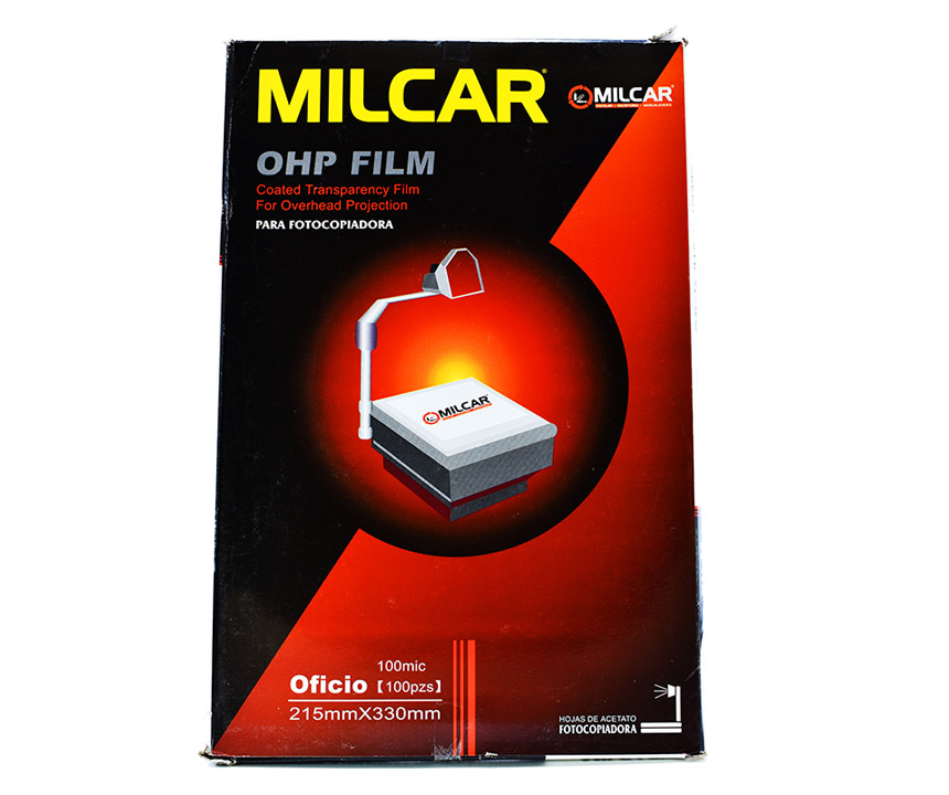 Acetato Oficio Milcar 100PCS