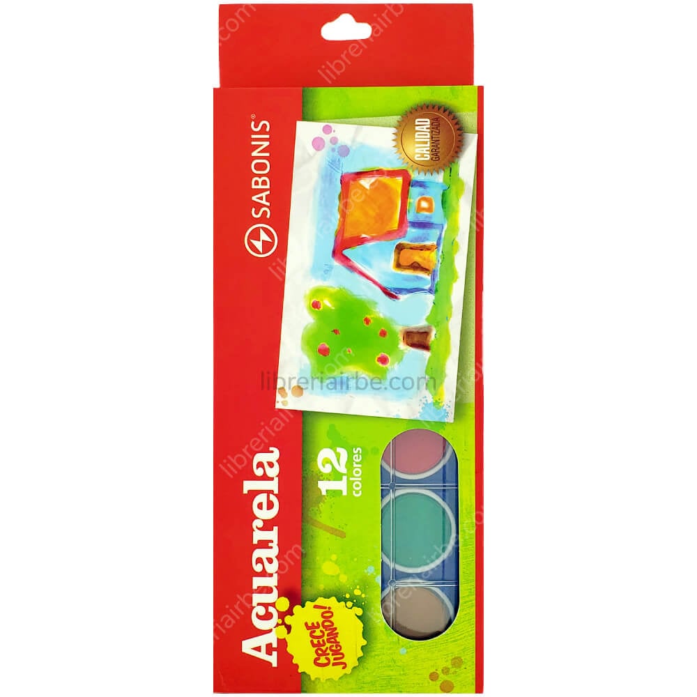 Acuarela Sabonis 12 colores