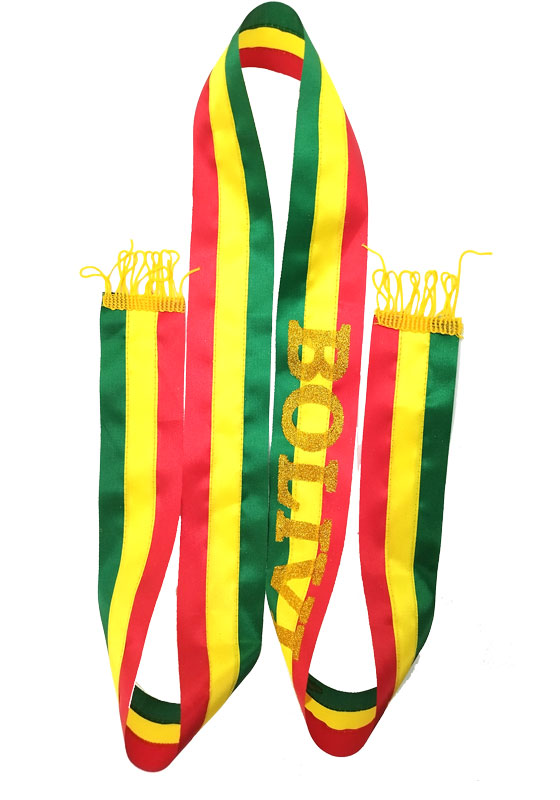 Banda tricolor 5.5CMx1.5M 12PCS