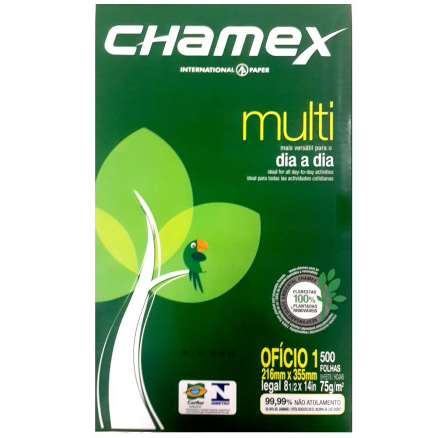 Bond Escolar Oficio Chamex 63gr. 500hjs