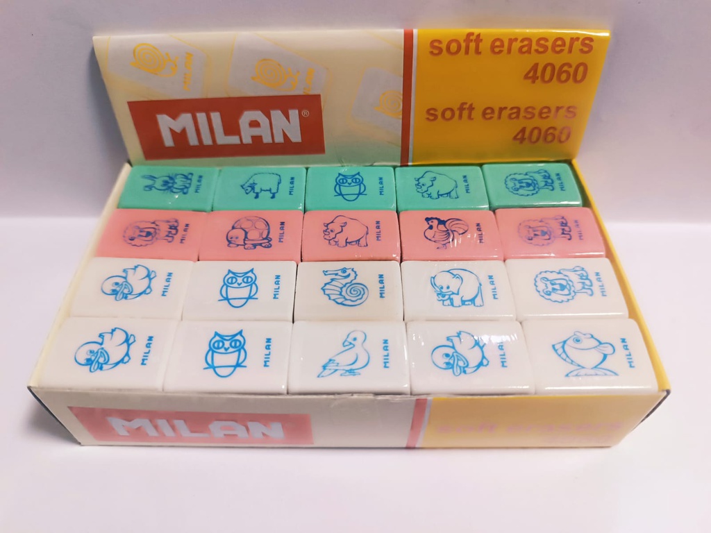 Borrador Milan Pequeño 60pcs