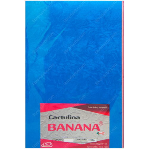 Cartulina Banana OFICIO 25PCS