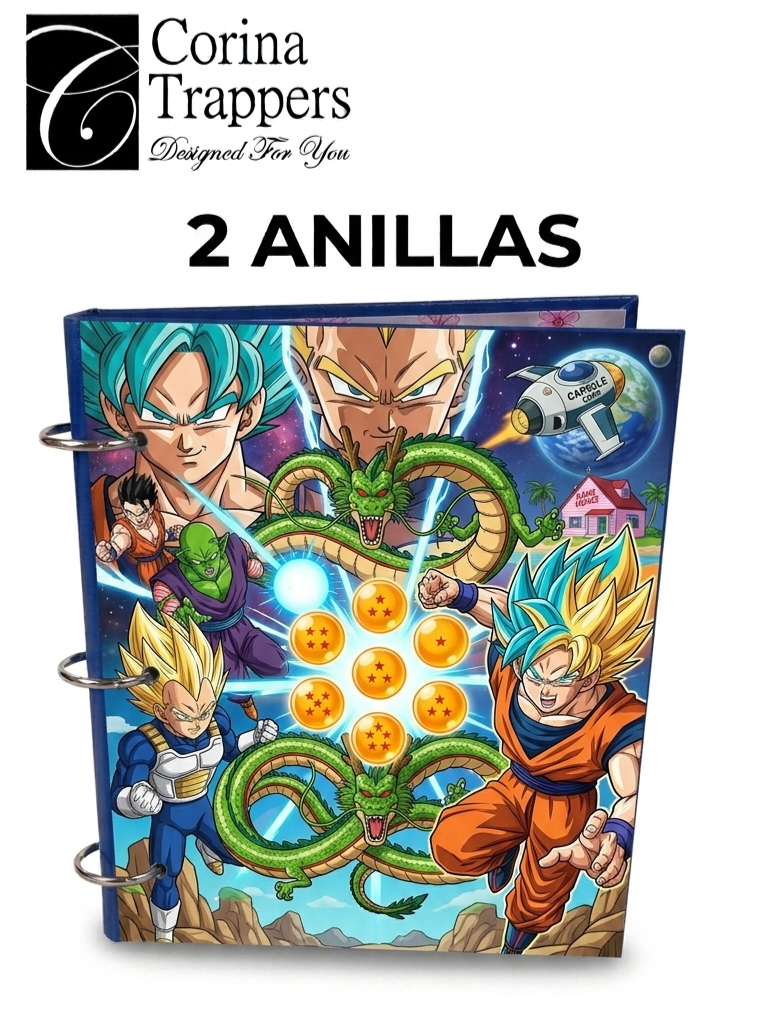 Cartapacio CARTA de 2 anillas Corina (Diseño)