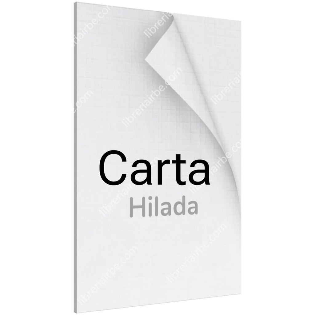 Cartulina Hilada Blanco Carta 100hjs