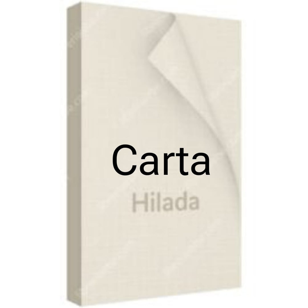 Cartulina Hilada Crema Carta 100hjs