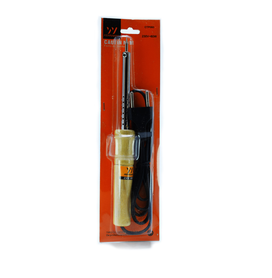 Cautin para Soldadura Electronica 60w. MANGO DE PLASTICO