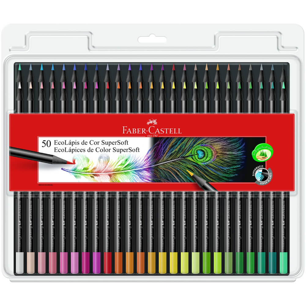 Color Largo Faber Castell Super Soft de 50 Colores