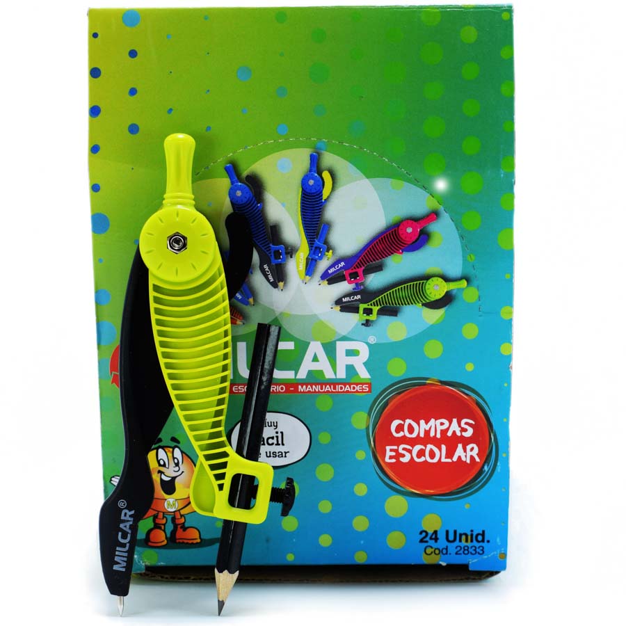 Compas Plastico Milcar 6PCS