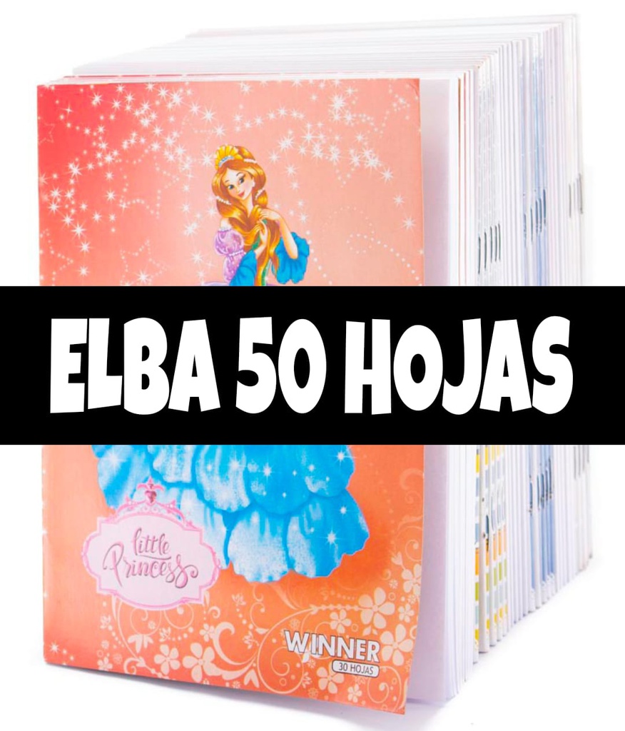 Cuaderno Engrapado Winner Elba 50hjs