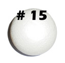 Esfera de plastoformo #15 (10pcs)