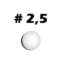 Esfera de plastoformo #2,5 25PCS