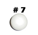 Esfera de plastoformo #7 25PCS
