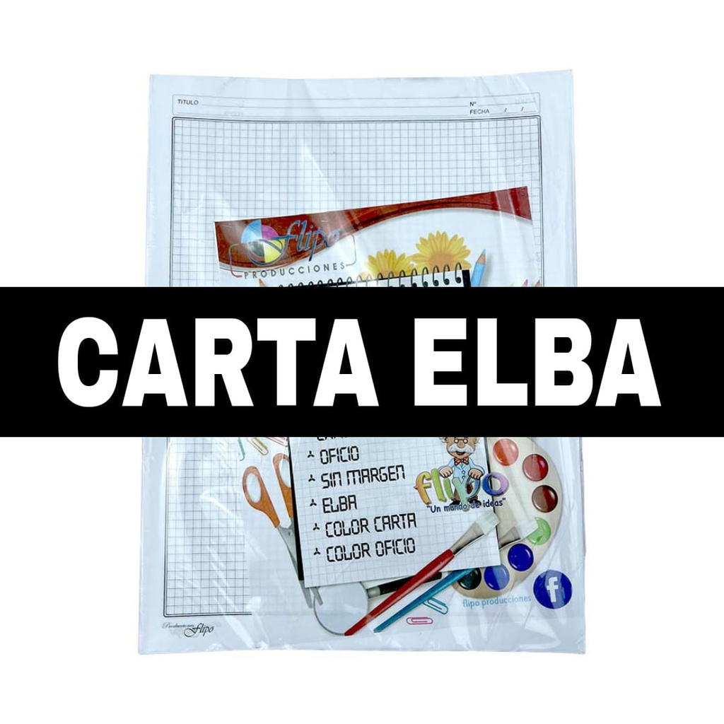 Hojas Cuadernillo Carta ELBA 100box
