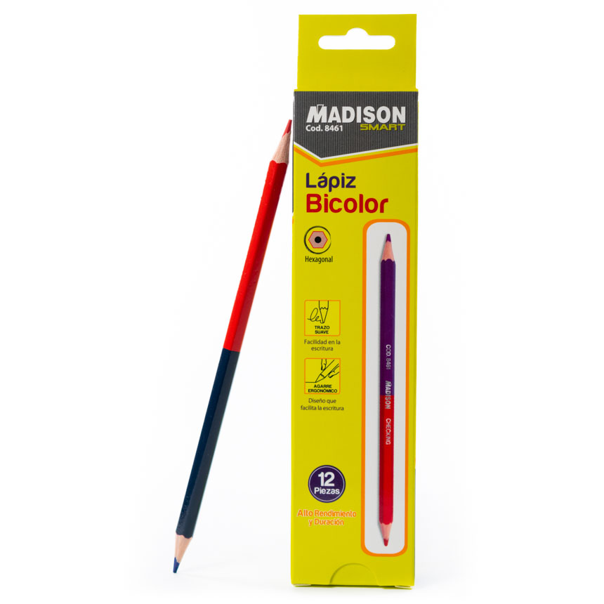 Lapiz Bicolor Madison 12PCS