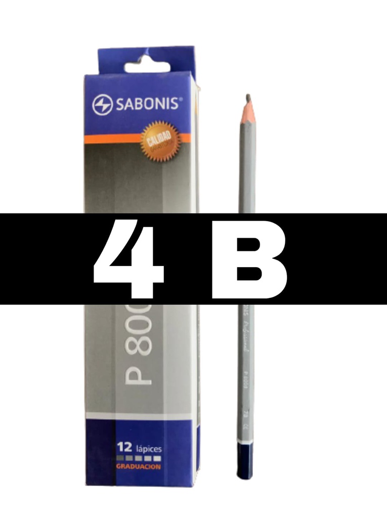 Lapiz Carbonico Sabonis (4B) 12PCS