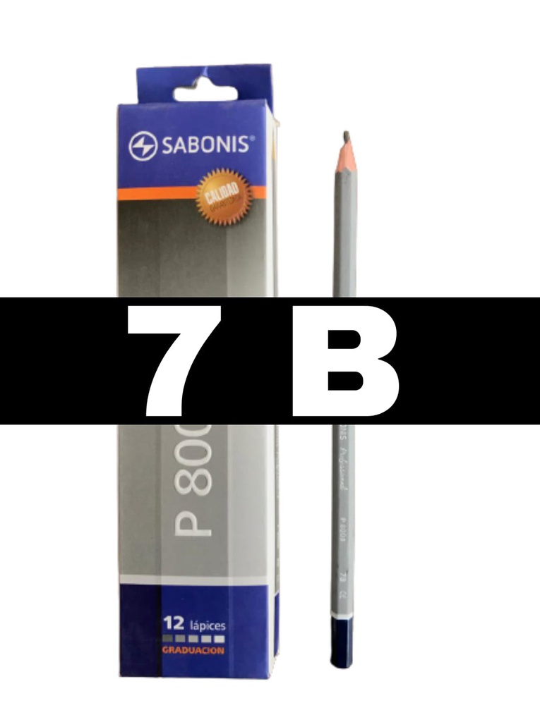 Lapiz Carbonico Sabonis (7B) 12pcs.