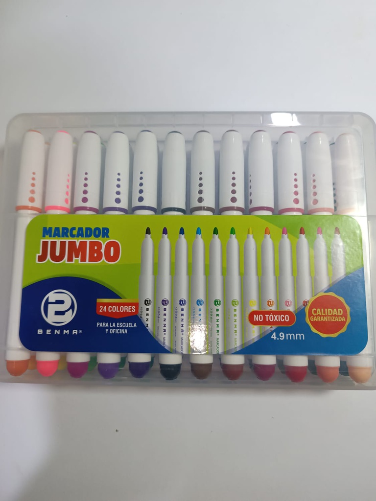 Marcador Jumbo Benma 24 Colores