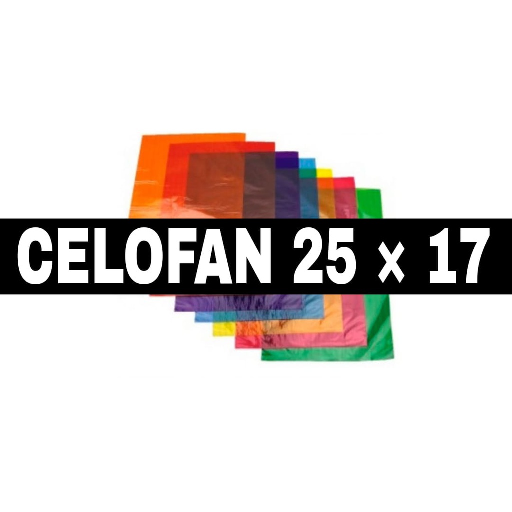 Mosaico CELOFAN 17x25cm 100PCS