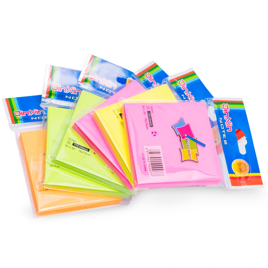 POST-IT  TRANSPARENTES 76X76mm 50PCS