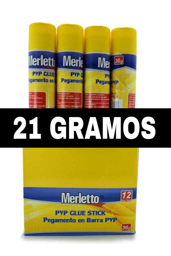 Pegamento en Barra Uhu Merletto 21GR 24PCS