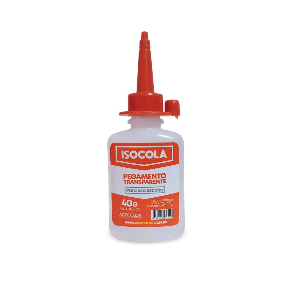 Pegamentos - Isocola liquida 40gr