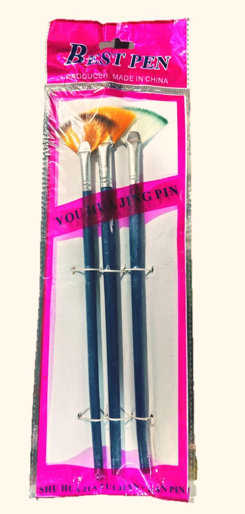 Pincel Abanico 3pcs