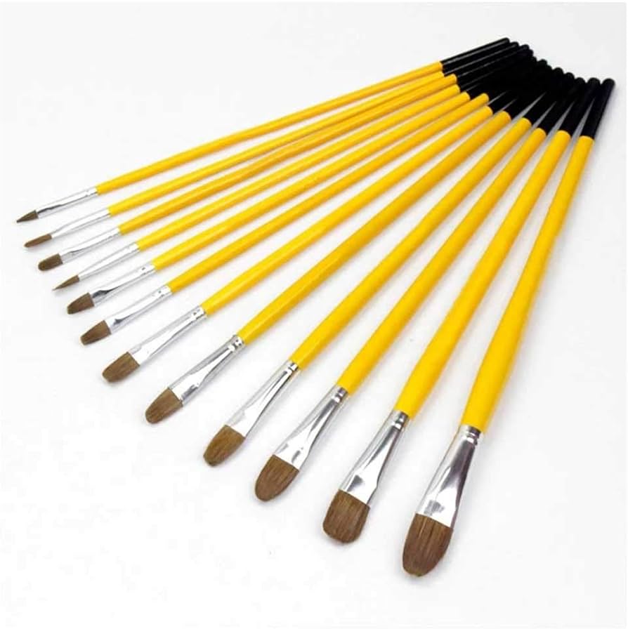 Pincel Plano Selva #0 12pcs