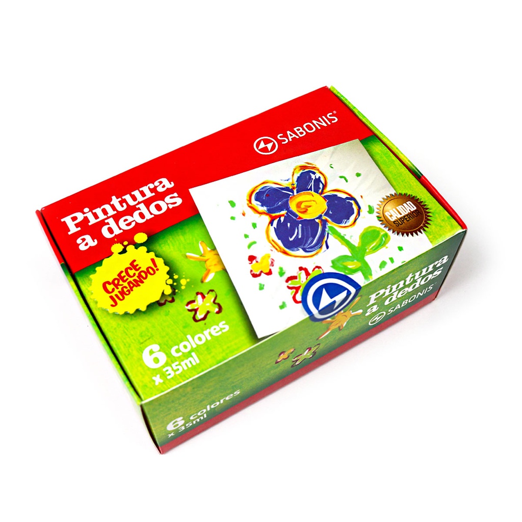 Pintura al Dedo Sabonis 6 Colores