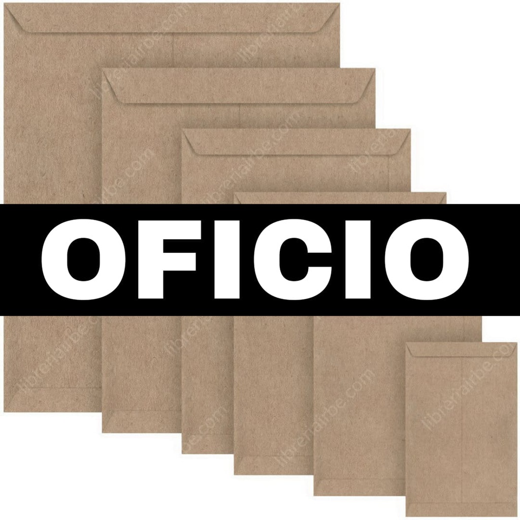 Sobre Manila Artesanal Oficio 50PCS