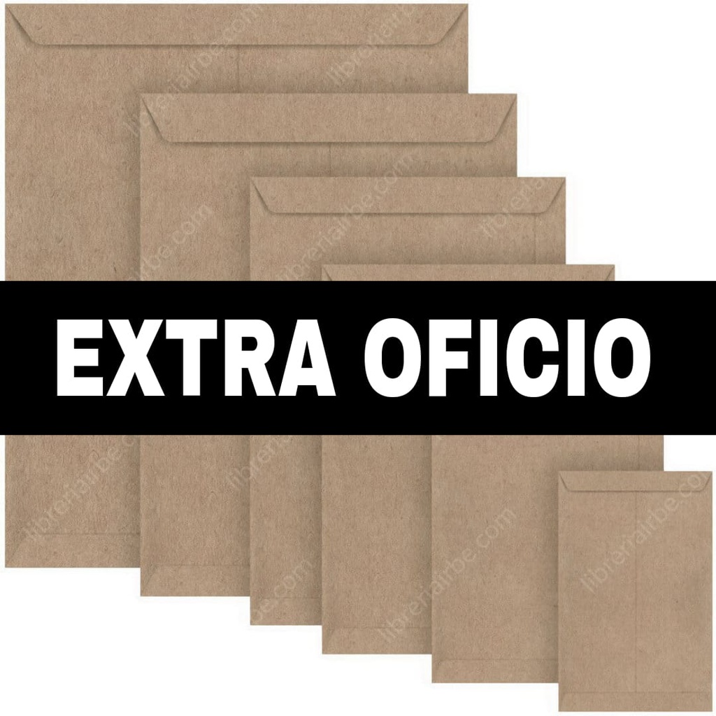 Sobre manila ARTESANAL para FOLDER 50PCS