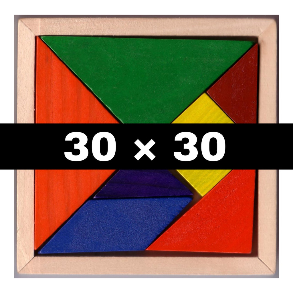 Tangram EXTRA GRANDE 30X30 cm