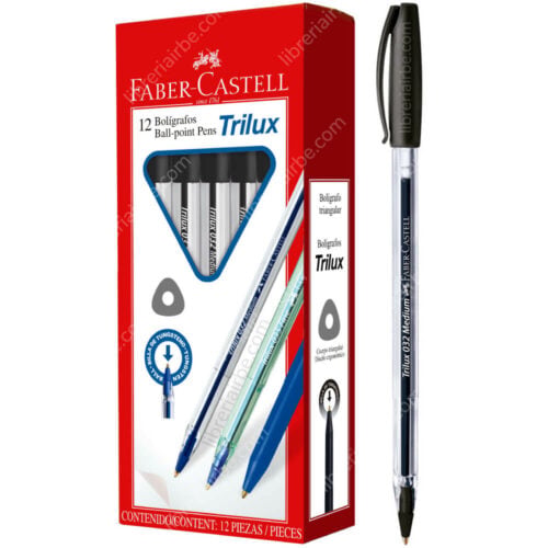 Boligrafo 032 Trilux Faber Castell 12PCS