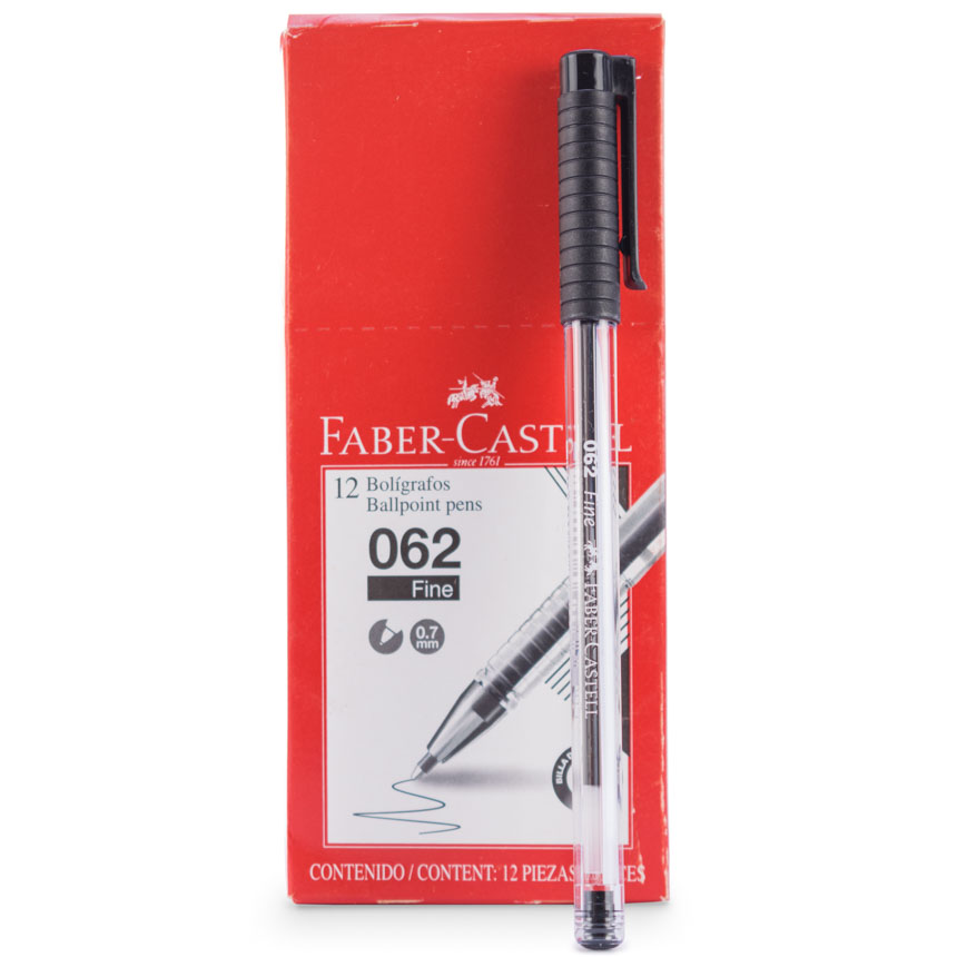 Boligrafo 062 Faber Castell 12pcs