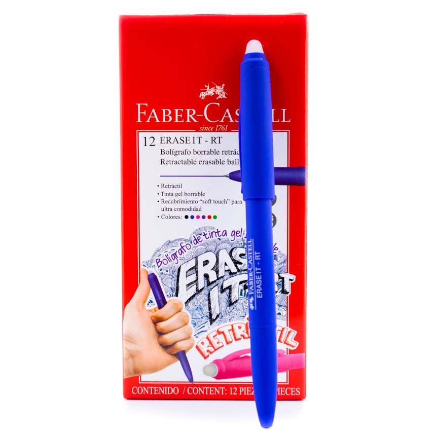 Boligrafo Borrable Faber Castell 12PCS