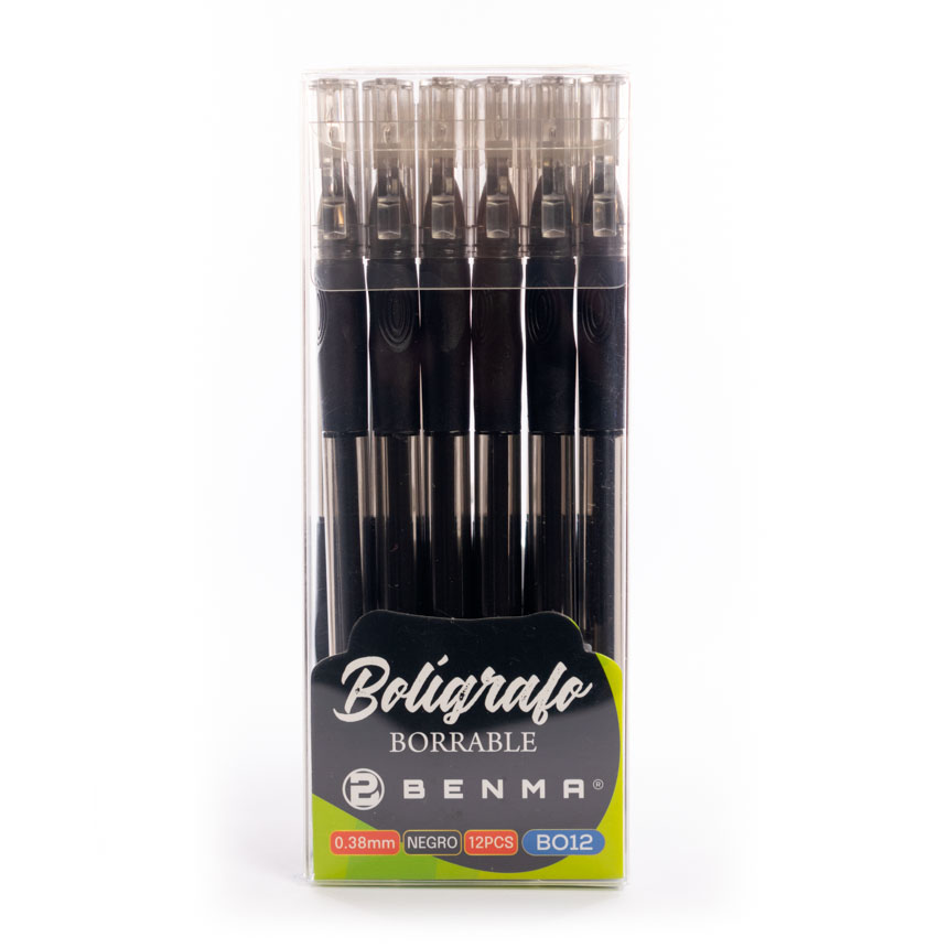 Boligrafo Borrable Benma 12PCS