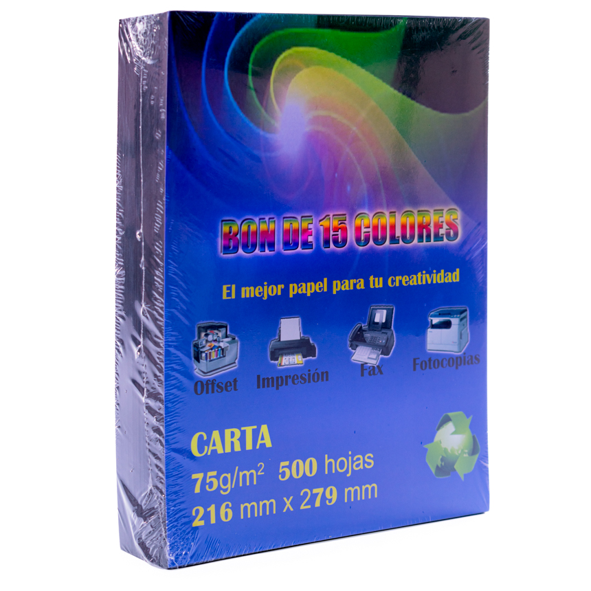 Bond de Colores Enteros CARTA FREBIEL 500 Hjs