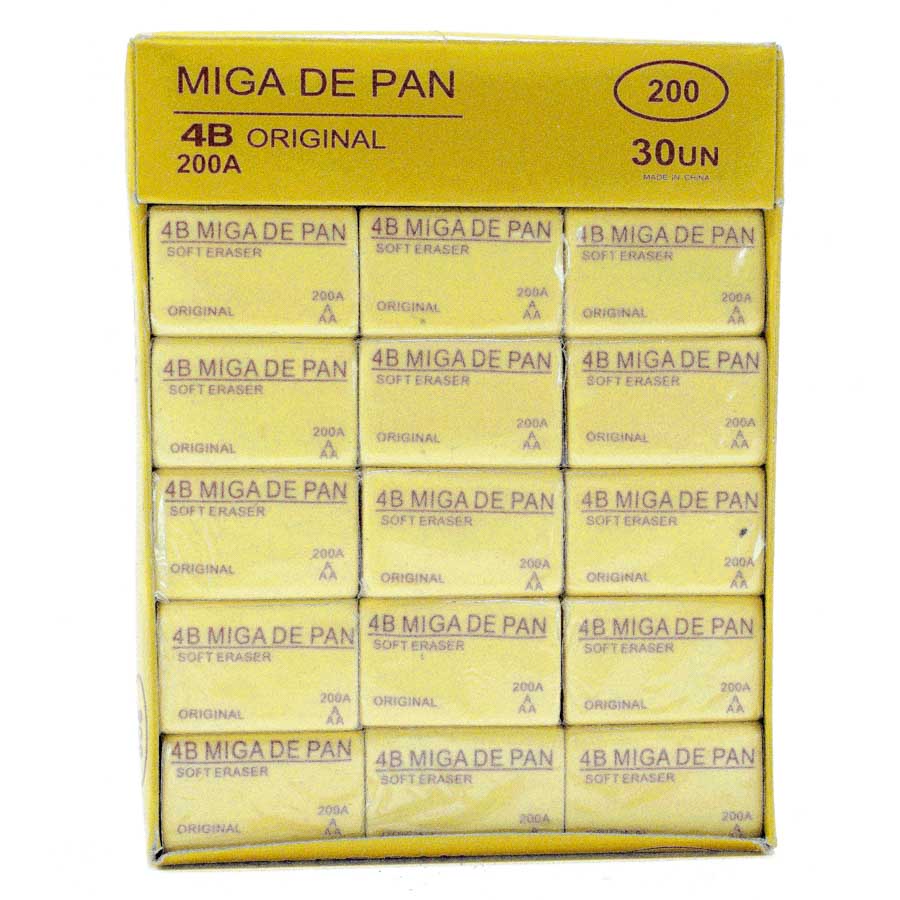 Borrador Miga de Pan GRANDE 30PCS