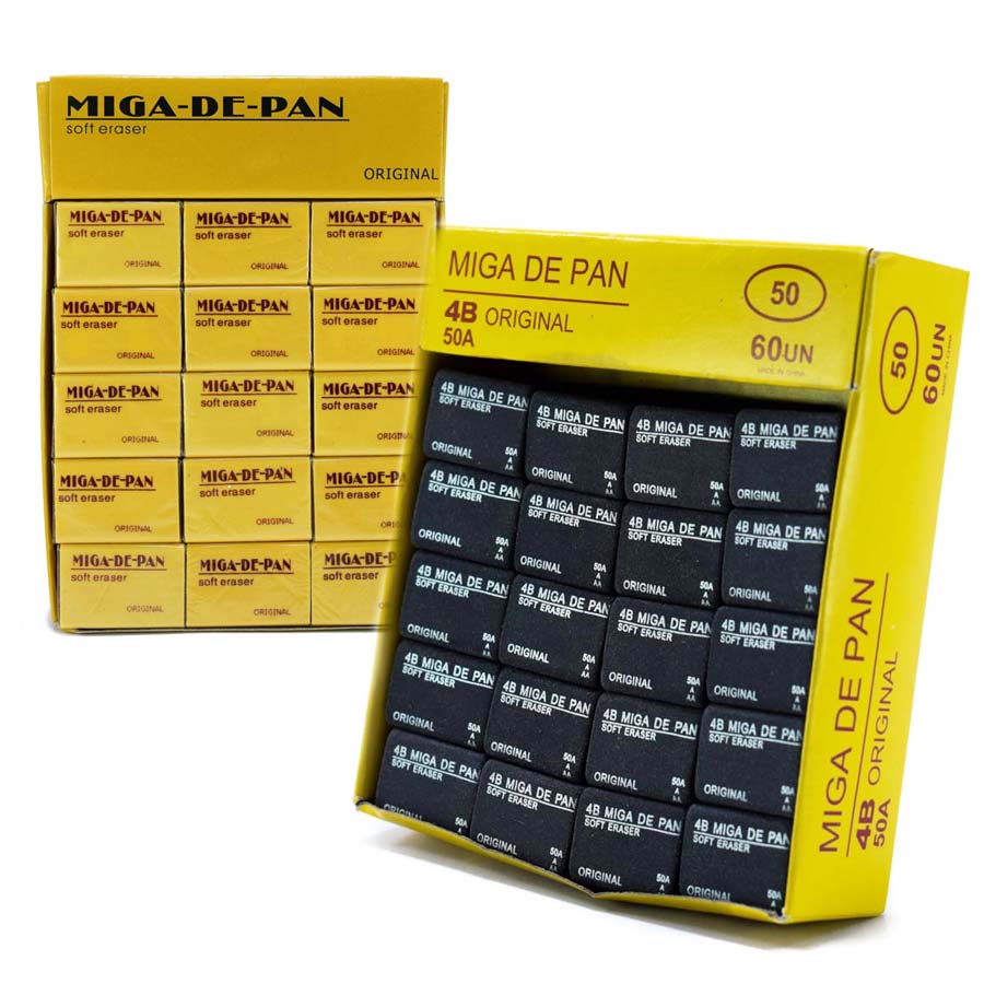 Borrador Miga de Pan PEQUEÑO 60PCS