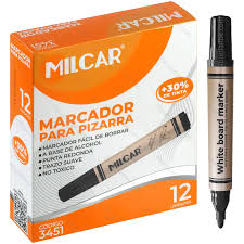 Marcador Acrilico  Pizarra MILCAR 12pcs